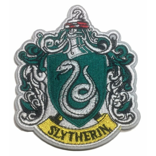 Harry Potter Slytherin Embroidered patch Sew/ Iron On Badge